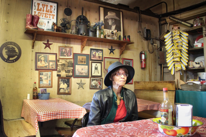 Lady at City Meats Barbecue