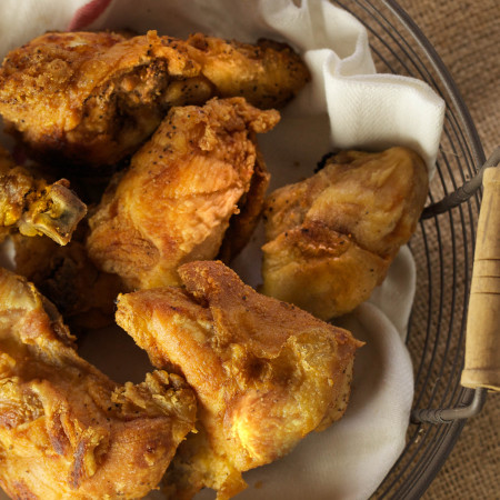 Peggy's Fried Chicken--a classic Cajun recipe.