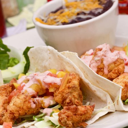 Fried Grouper Tacos are a tasty summer recipe. (All photos credit: George Graham)