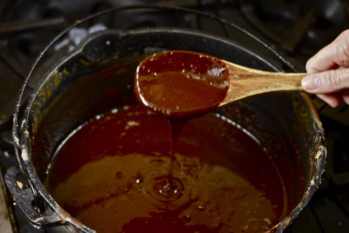 A dark Cajun roux like Rox's Roux is the secret to Cajun cooking.