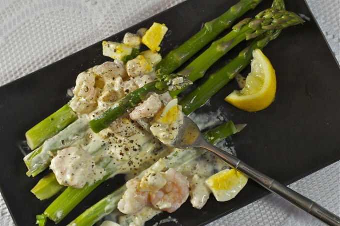 Shrimp and Asparagus Salad is a classic Creole dish.