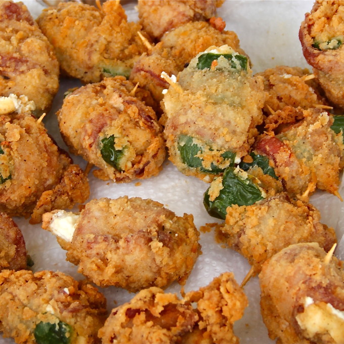 Bacon-Wrapped Rabbit Poppers are a Cajun recipe using rabbit.