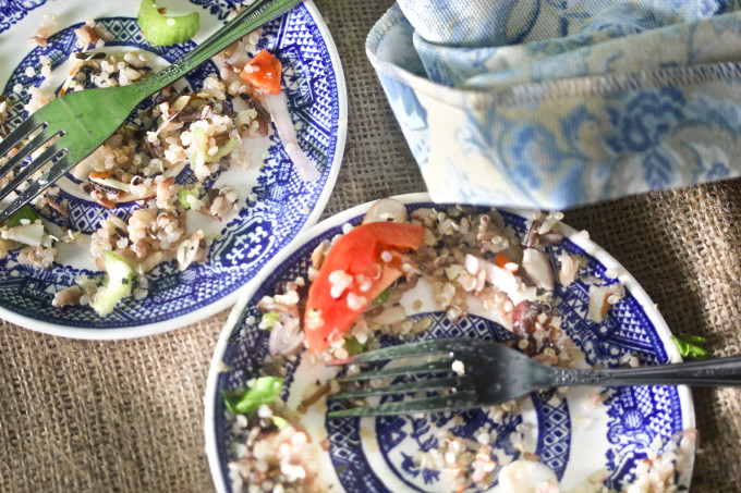 Quinoa Salad with Louisiana Shrimp