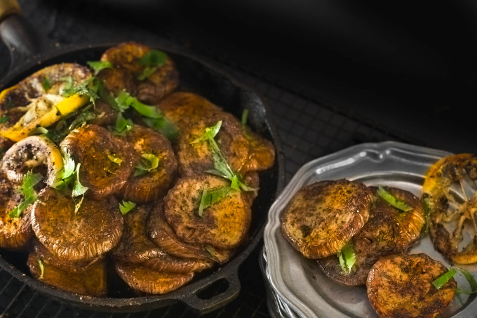 griddled eggplant has a Cajun recipe flavor profile.