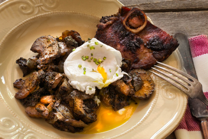 Taters ‘n Onions with Country Ham Steak -- a classic Cajun recipe seen in Cajun cooking. Taters ‘n Onions with Country Ham Steak With Poached Egg is a classic Cajun recipe.