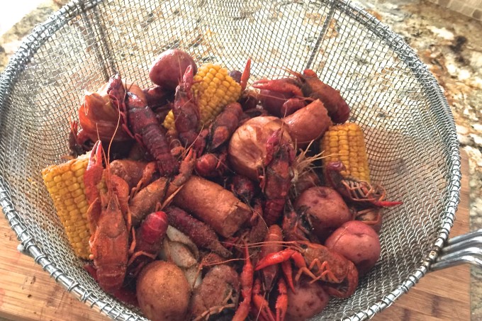 Crawfish Boil Chowder ingredients Boiled and seasoned to perfection, and just waiting for my Crawfish Boil Chowder recipe.