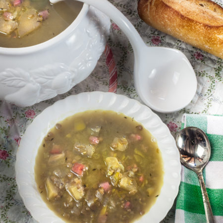 Fresh ingredients combine in a comforting bowl of soup. (All photos credit: George Graham)