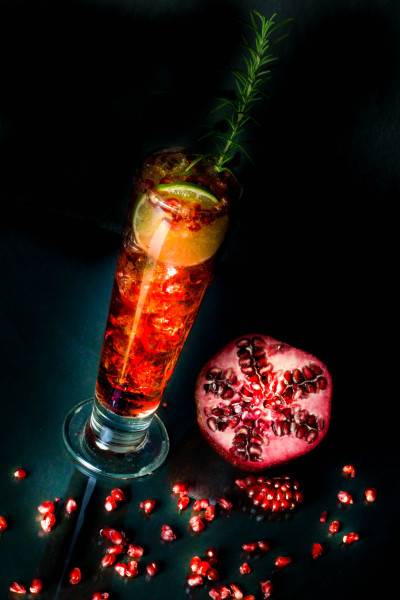 Pomegranate Spritzer goes well with most Cajun recipe favorites.