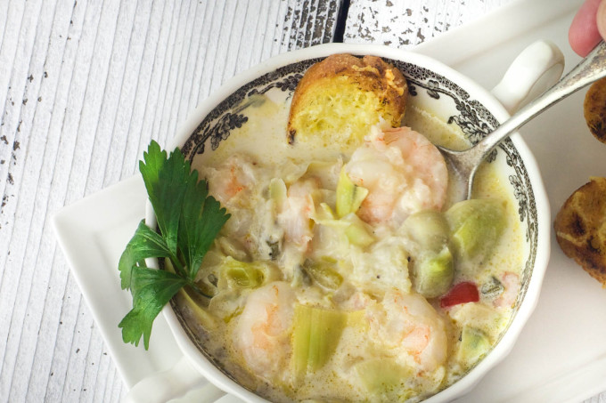 Shrimp Artichoke Soup