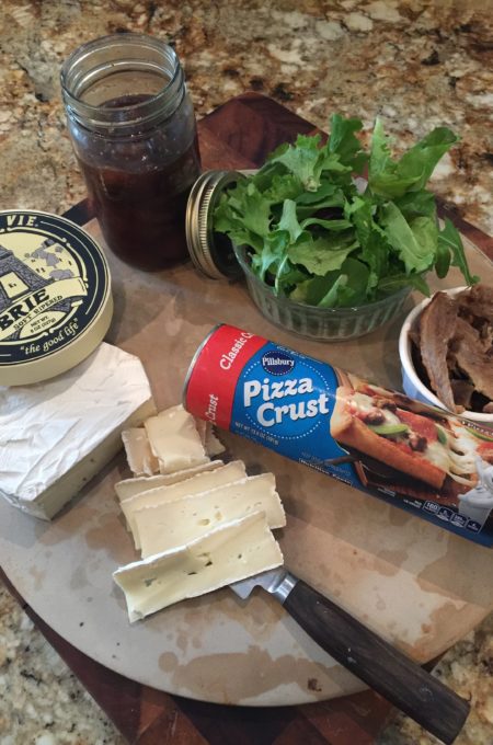 Store-bought ingredients make this artisan pizza easy. (Photo credit: George Graham)
