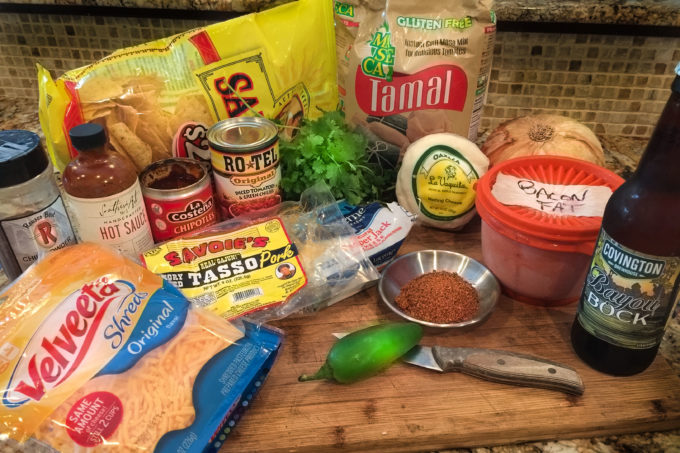 Tex-Mex meets Cajun in these tasty ingredients--a Cajun recipe.