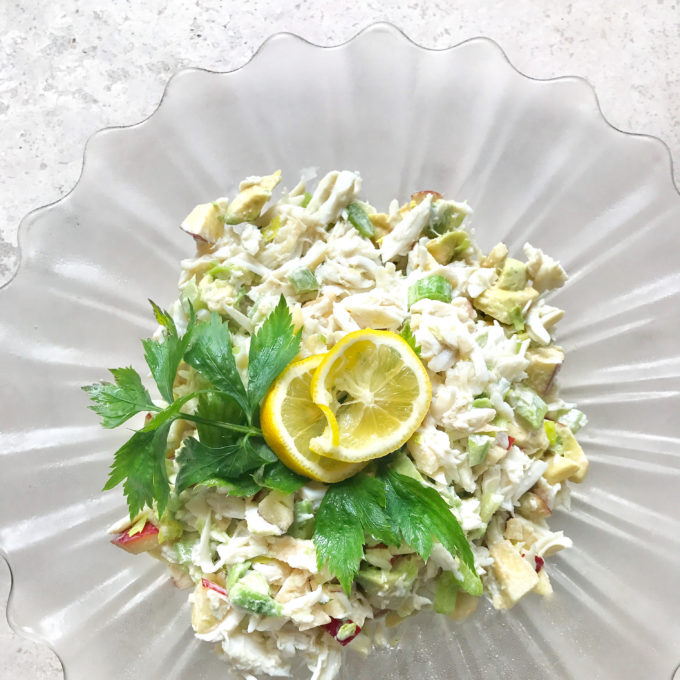 Crabmeat Salad is a Cajun classic.