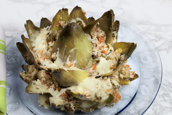 Italian Stuffed Artichoke is an easy version of a classic New Orleans dish.