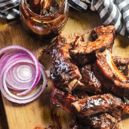 Sauced to perfection, my Baby Back Ribs are layered with flavor. (All photos credit: George Graham)
