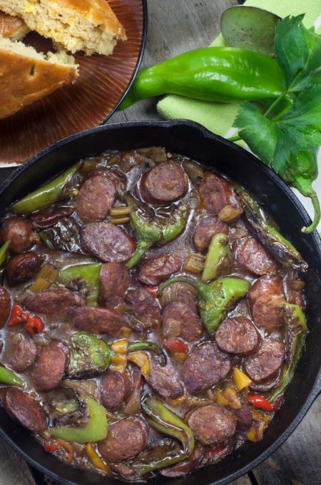 Smoked Pork Sausage with Hatch Chiles recipe Smoked Pork Sausage with Hatch Chile peppers is delicious.