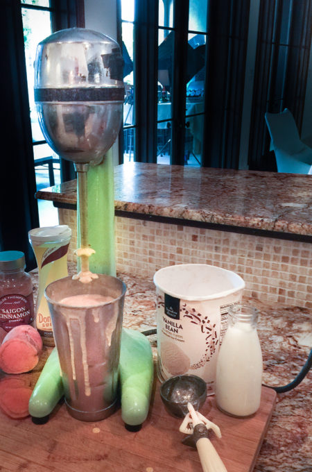 Sweet Potato Shake prep Mixing up some memories.