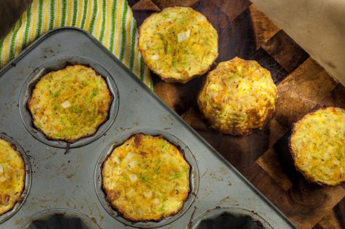Baked golden brown, these Savory Mirliton Muffins are cheesy, and oh so easy. (All photos credit: George Graham)