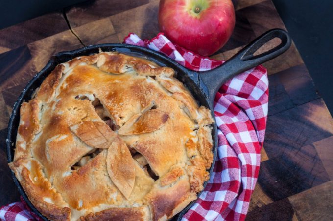 Lo's Apple Pie With its unstructured piecrust baked in a cast-iron skillet, Lo's Apple Pie is a rustic Southern classic.