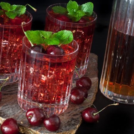 Shine on with this tasty Southern tradition--Cherry Bounce.