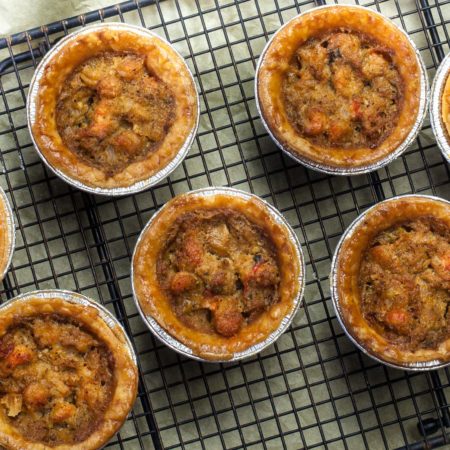 Flaky and filled with spicy crawfish, these Mini Crawfish Pies are a taste of Cajun culture.
