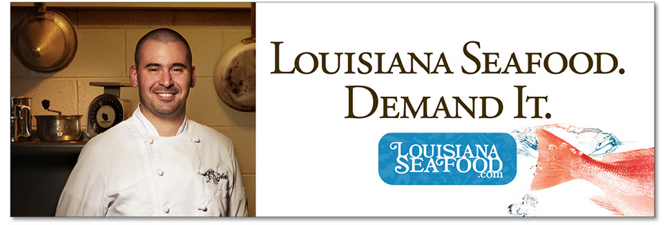 Linking with chefs from across the state, a series of online banners reminds consumers to buy Louisiana Seafood.