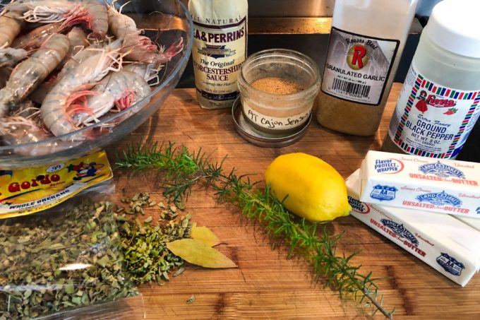 Herbs and spices mix with butter in this saucy shrimp recipe.