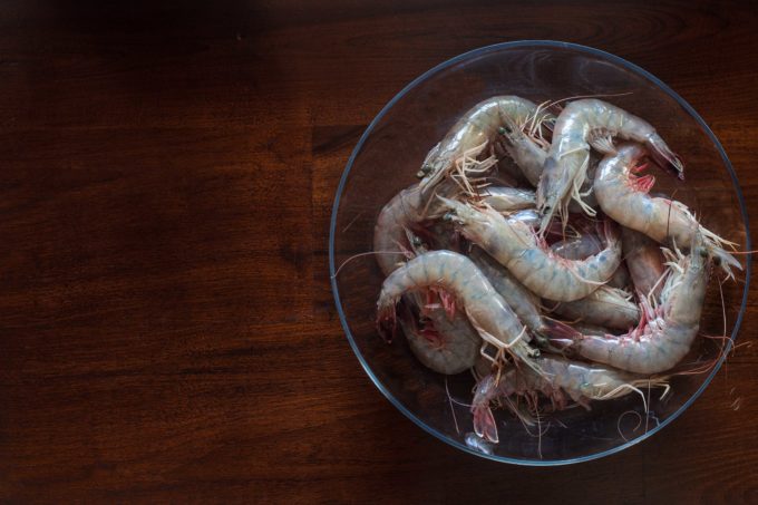 Source the largest head-on Gulf shrimp you can find.