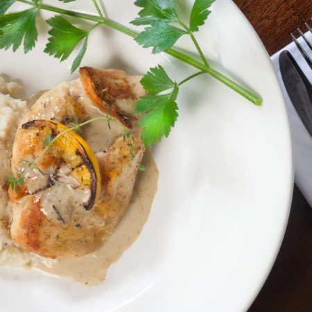 A light and delicate dish, this chicken recipe brings on the flavor. (All photos credit: George Graham)