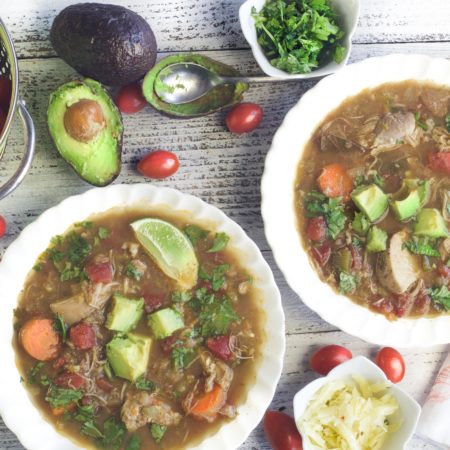 A spicy bowl of fun—Chicken Tortilla Soup. (All photos credit: George Graham)