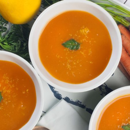 Carrot Ginger Soup + Instant Pot Option