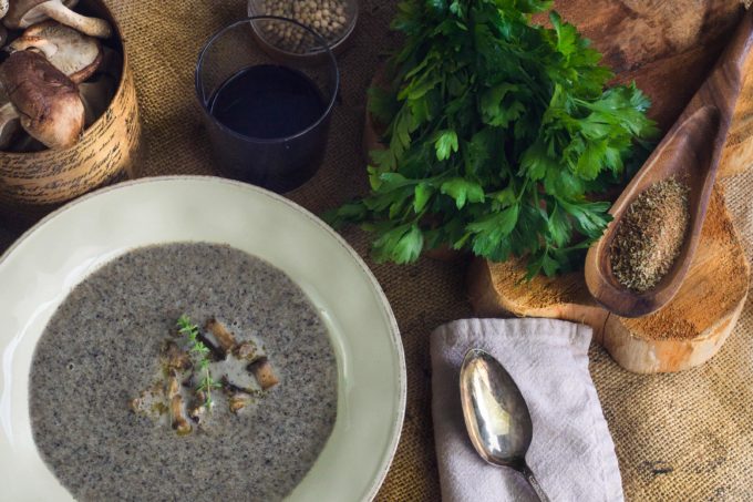 This hearty Mushroom Soup packs a heavy dose of flavor. (All photos credit: George Graham)