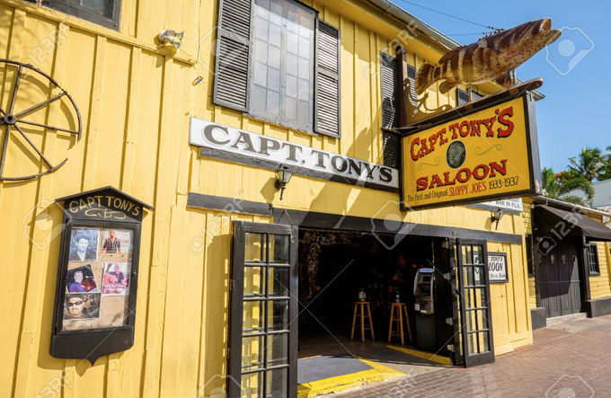 The legendary Capt. Tony's Saloon. (Photo credit: Internet archive)