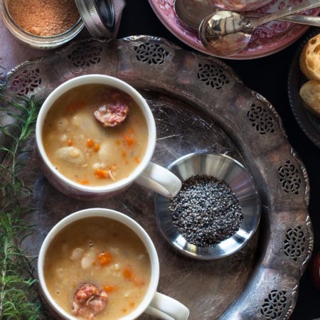 Back to basics with a bowl of bean soup. (All photos credit: George Graham)